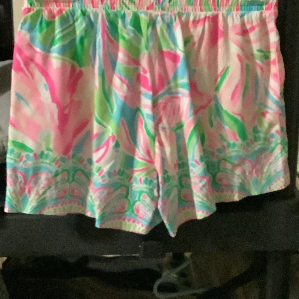 Lilly Pulitzer‎ Pink and Green High Waist Shorts
